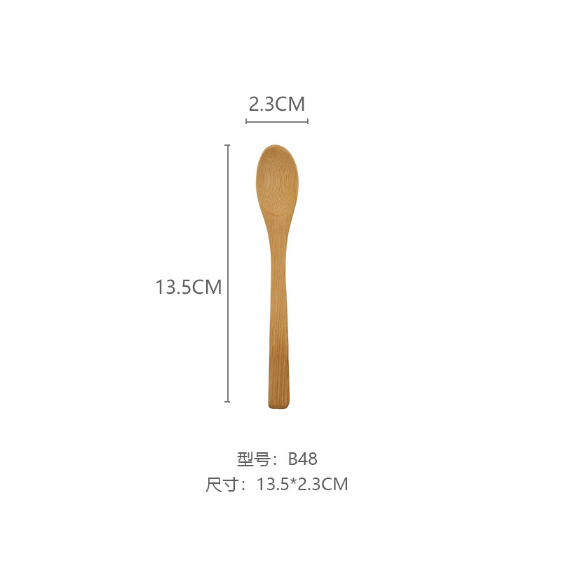 10PCS Kitchen utensils, children's rice spoons, soup spoons, wooden spoons - Picture 25 of 28