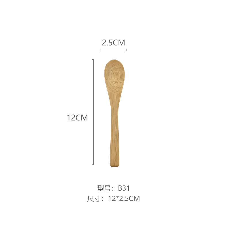 10PCS Kitchen utensils, children's rice spoons, soup spoons, wooden spoons - Picture 27 of 28