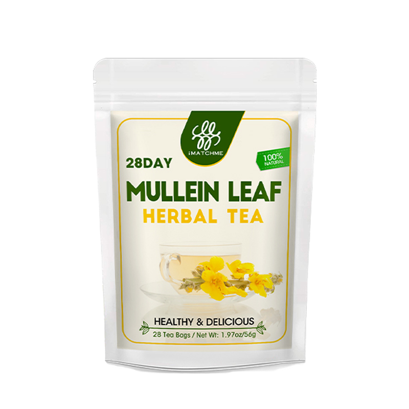 Mullein Tea Herbal Mullein Leaf Tea Bags Natural for Lung Cleanse & Detox