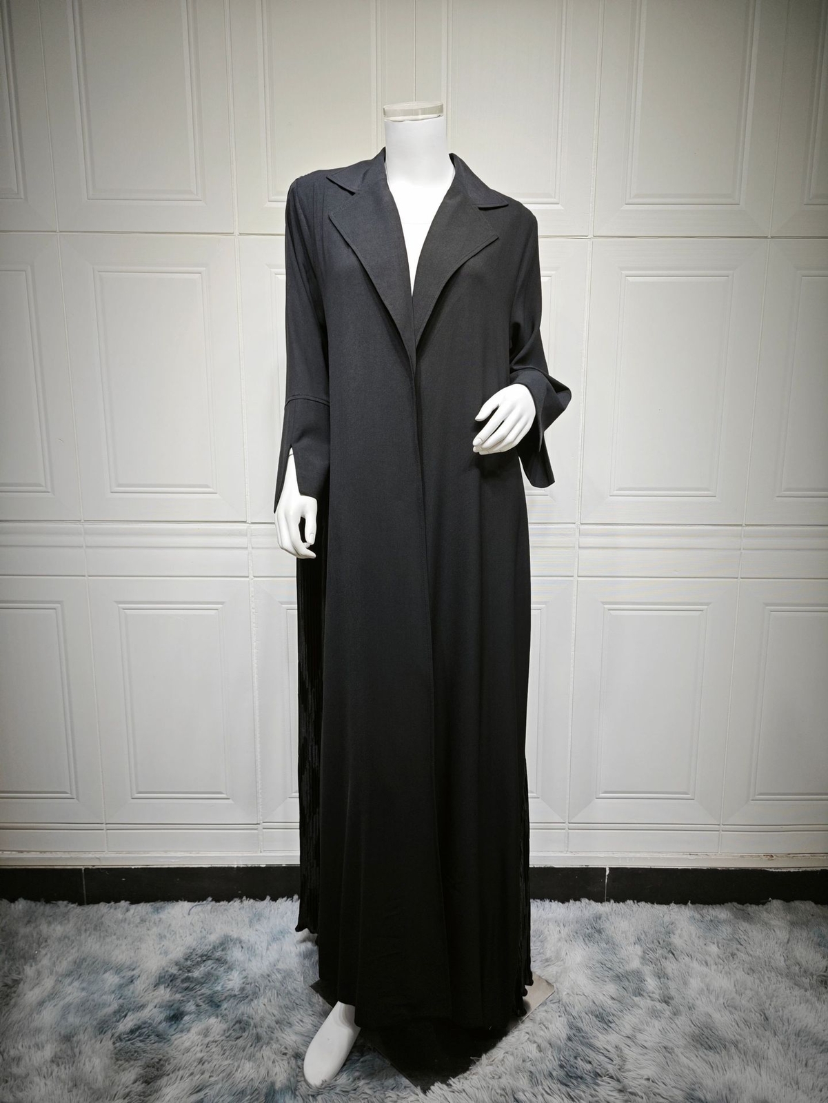 Ramadan Open Kaftan Abaya Dubai Women Cardigan Long Dress Muslim Kimono Robe - Bild 16 von 16