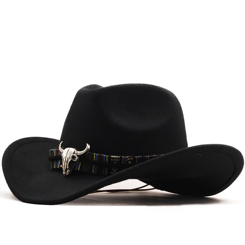 Womens Mens Hat Cowgirl Cowboy Wild West Hats Western Headwear Wide Brim Cap UK - Picture 26 of 31