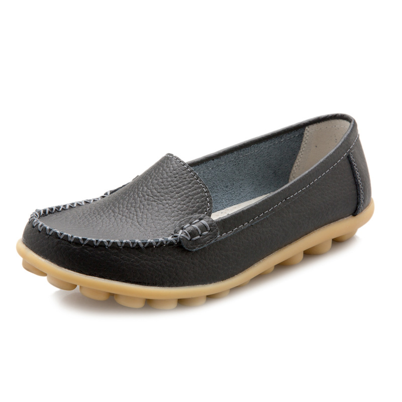 NEW Leather Pump Women Soft Loafers Shoes Ladies Ballet Flat Slipper Shoes