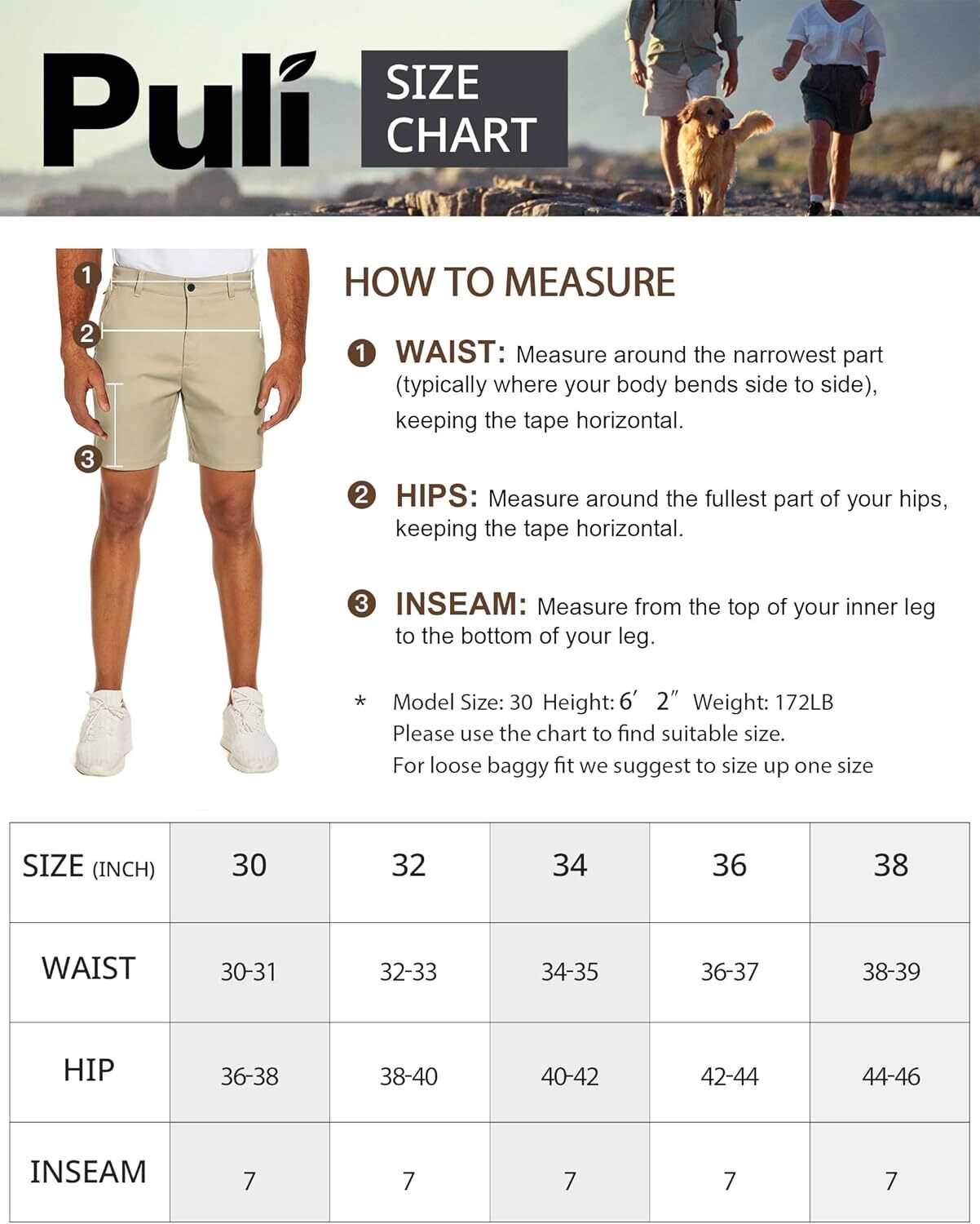 Men's Golf Shorts Flat Front Lightweight Quick Dry Pockets Daily Dress 7'' Pants - Picture 27 of 48