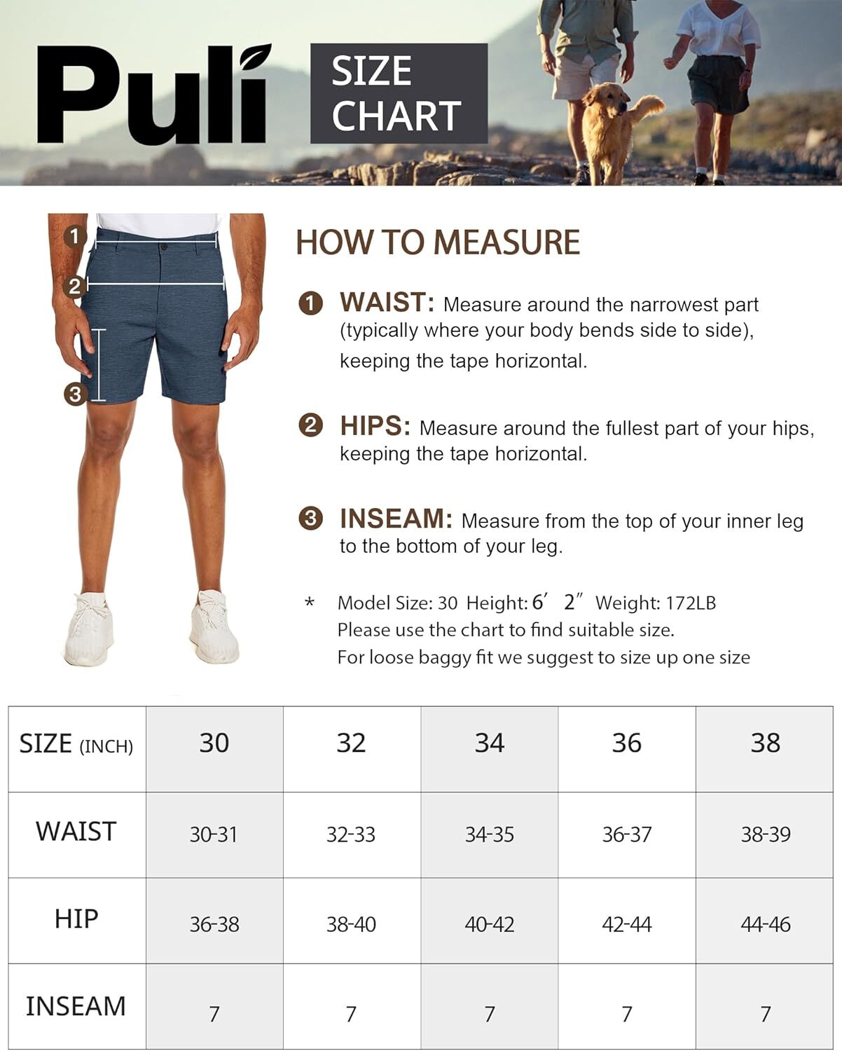 Men's Golf Shorts Flat Front Lightweight Quick Dry Pockets Daily Dress 7'' Pants - Picture 41 of 48
