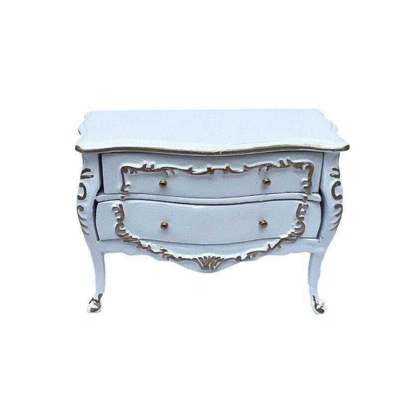 1:12 Dollhouse Miniature Model Boutique European-Style Gilded Sideboard Drawers - Picture 11 of 11