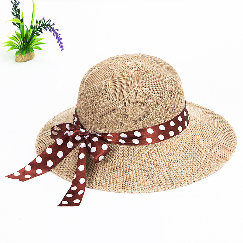 New Ladies Foldable Breathable Hats Women Sun Hat Summer Floppy Beach Wide Brim