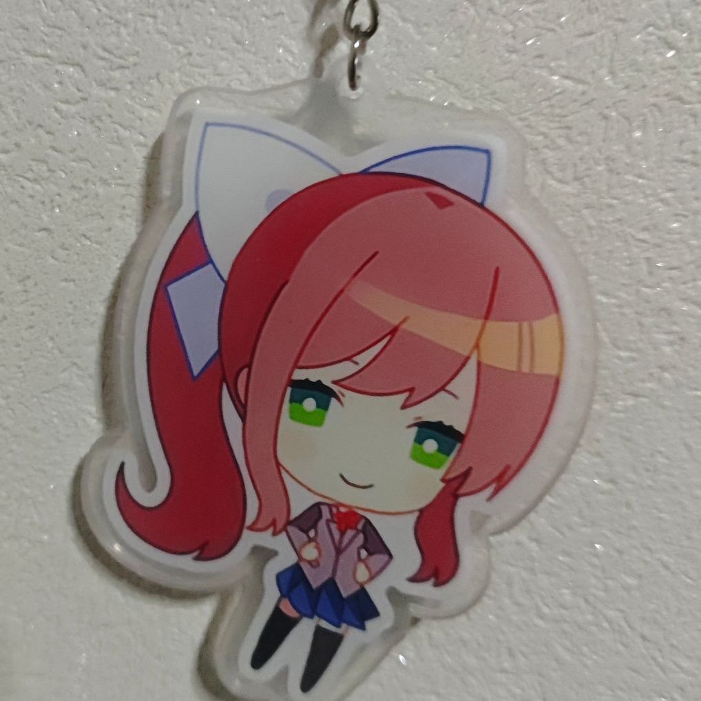 4Pcs Doki Doki Literature Club Acrylic Keychain Decor Pendant Collection - Picture 4 of 8