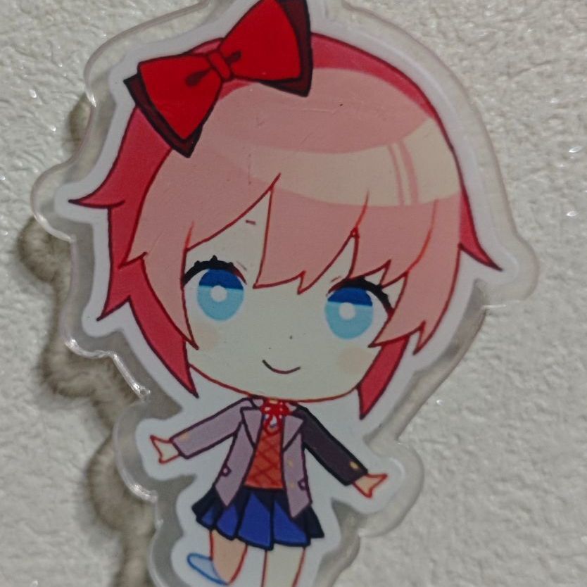 4Pcs Doki Doki Literature Club Acrylic Keychain Decor Pendant Collection - Picture 5 of 8