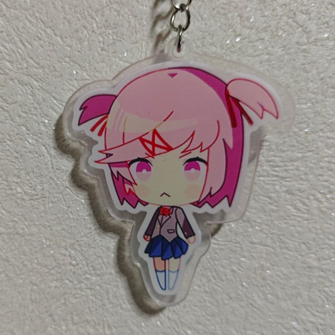 4Pcs Doki Doki Literature Club Acrylic Keychain Decor Pendant Collection - Picture 6 of 8
