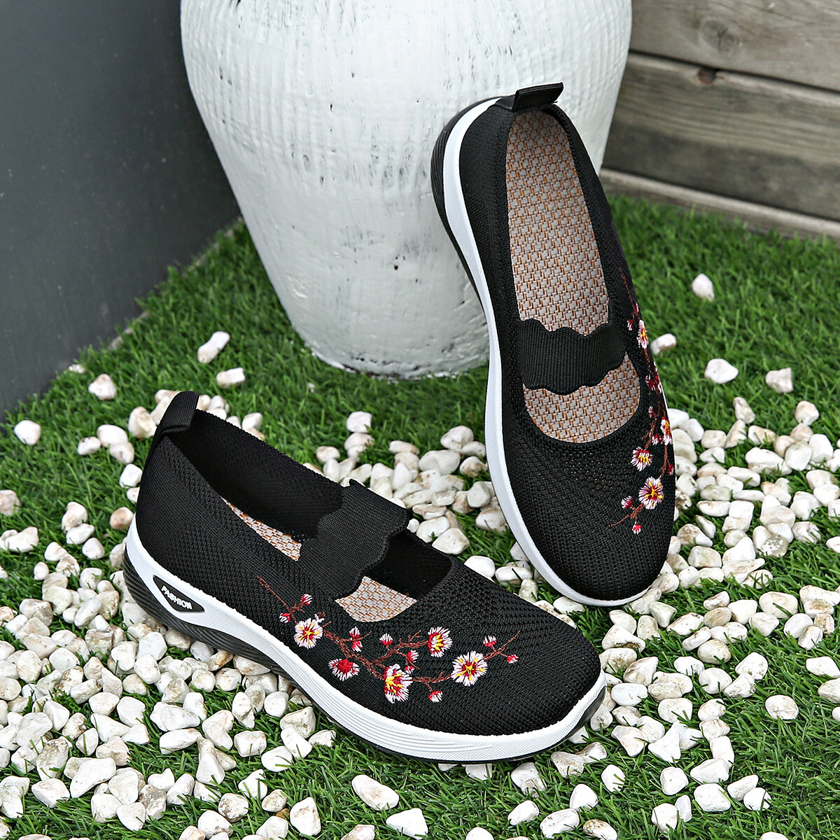 Women Comfort Flat Mary Jane Walking Shoes Ladies Summer Sandals Work Shoes Size