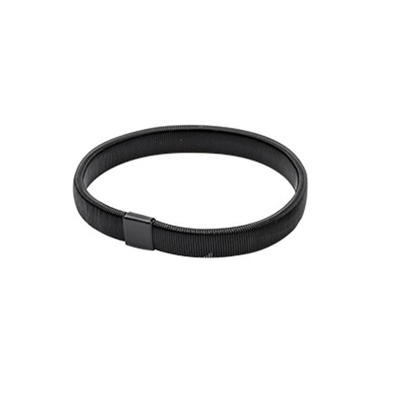 Brassard Métal Élastique pour Homme Accessoire Mode Noir Or Argent Rose Gold - Photo 22 sur 23