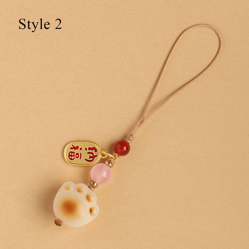 New Year Cat Paw Gourd Lucky Bag Phone Pendant Charm for Mobile - Zdjęcie 30 z 31