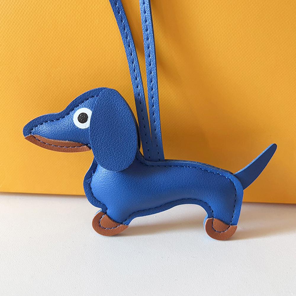 Dachshund PU Keyring With 18cm Strap For Bag - Picture 28 of 34