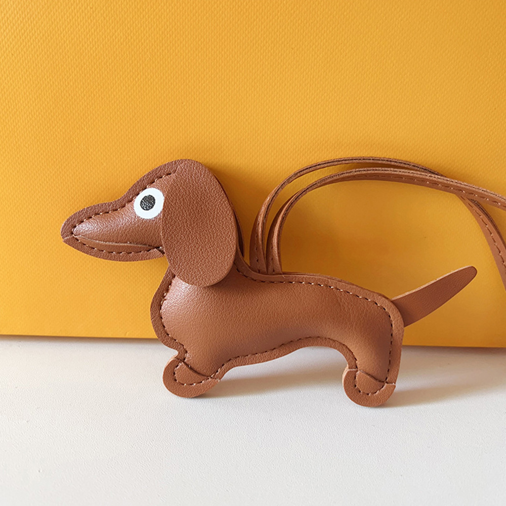 Dachshund PU Keyring With 18cm Strap For Bag - Picture 31 of 34
