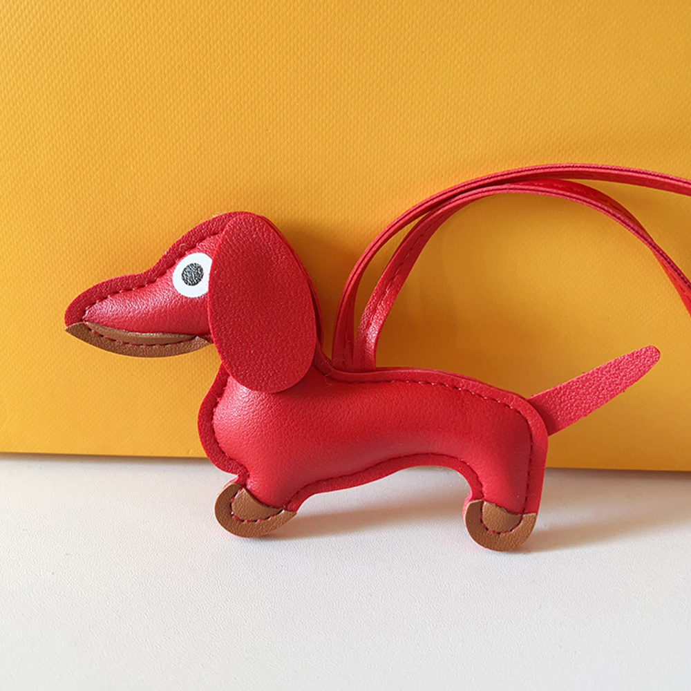 Dachshund PU Keyring With 18cm Strap For Bag - Picture 34 of 34