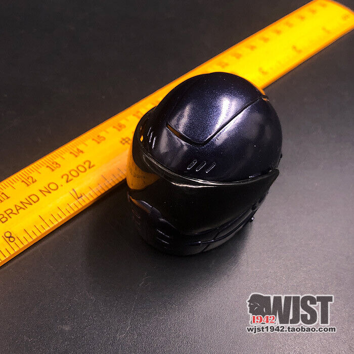 1/6 Scale Motorcycle Helmet Turnable Model Fit 12" Action Figure Dolls Body Toy - Picture 9 of 14