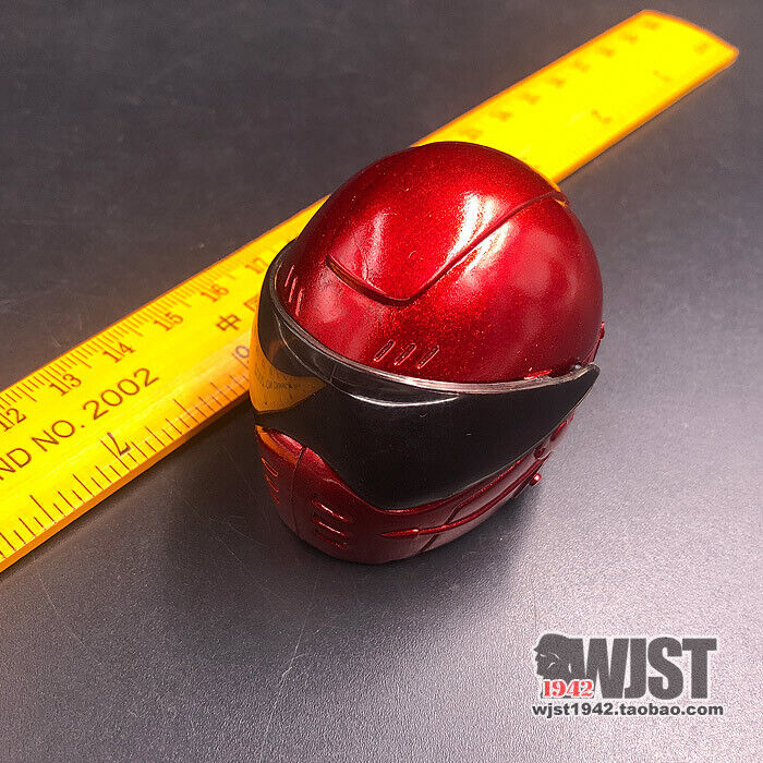 1/6 Scale Motorcycle Helmet Turnable Model Fit 12" Action Figure Dolls Body Toy - Picture 12 of 14