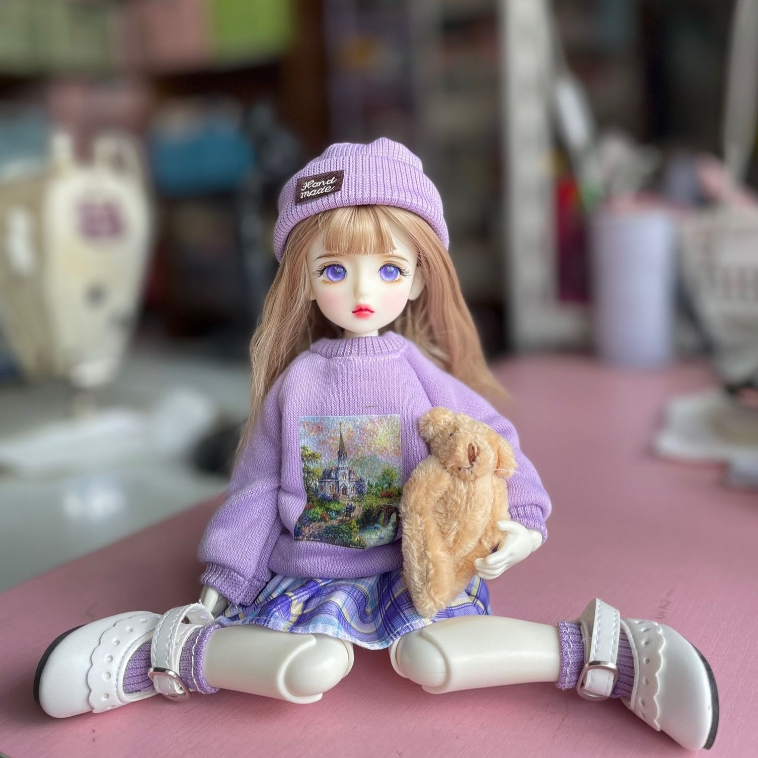 1/6 BJD Doll Girl Ball Jointed Dolls Eyes Face Makeup Clothes Shoes Full Set Toy - Picture 26 of 49