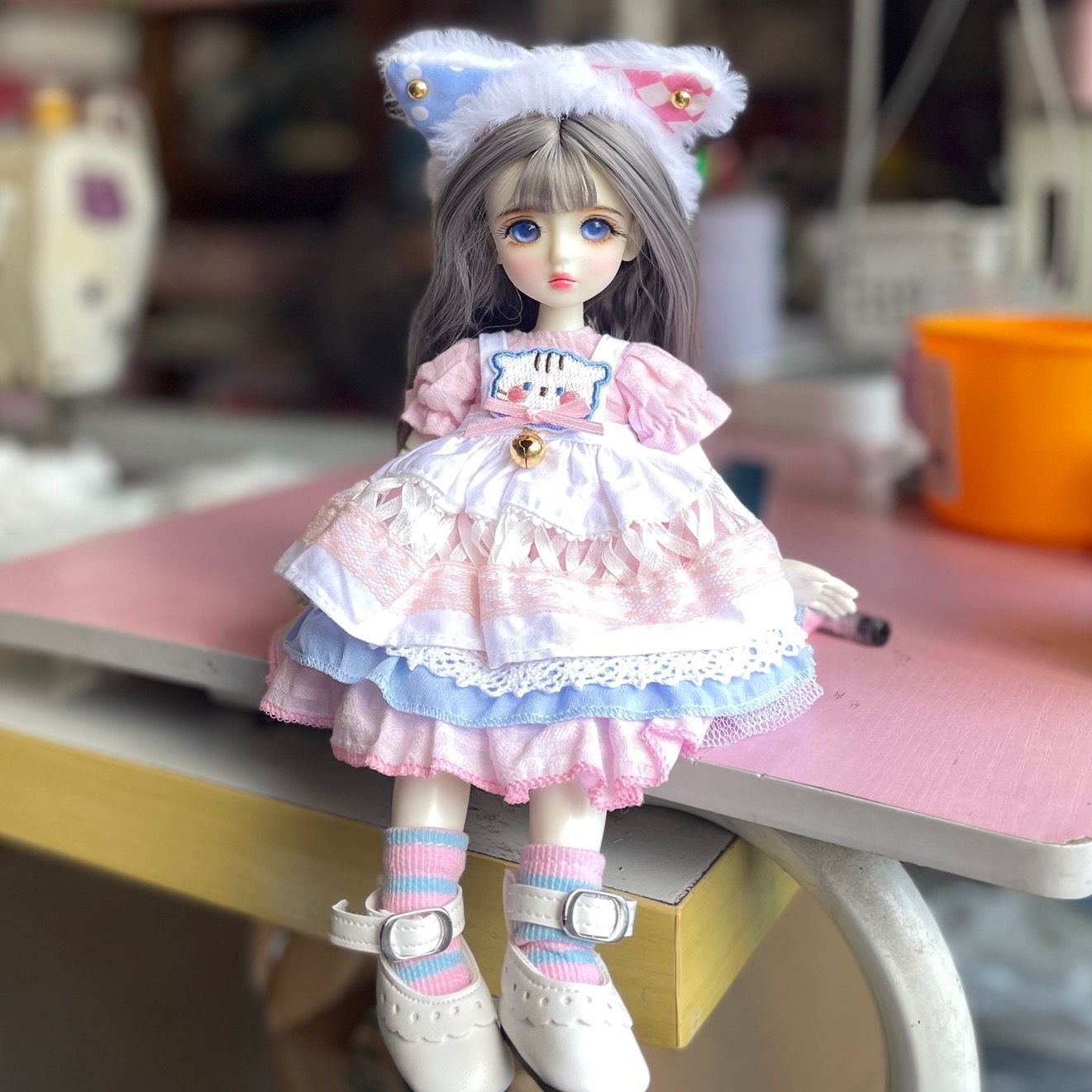 1/6 BJD Doll Girl Ball Jointed Dolls Eyes Face Makeup Clothes Shoes Full Set Toy - Picture 27 of 49