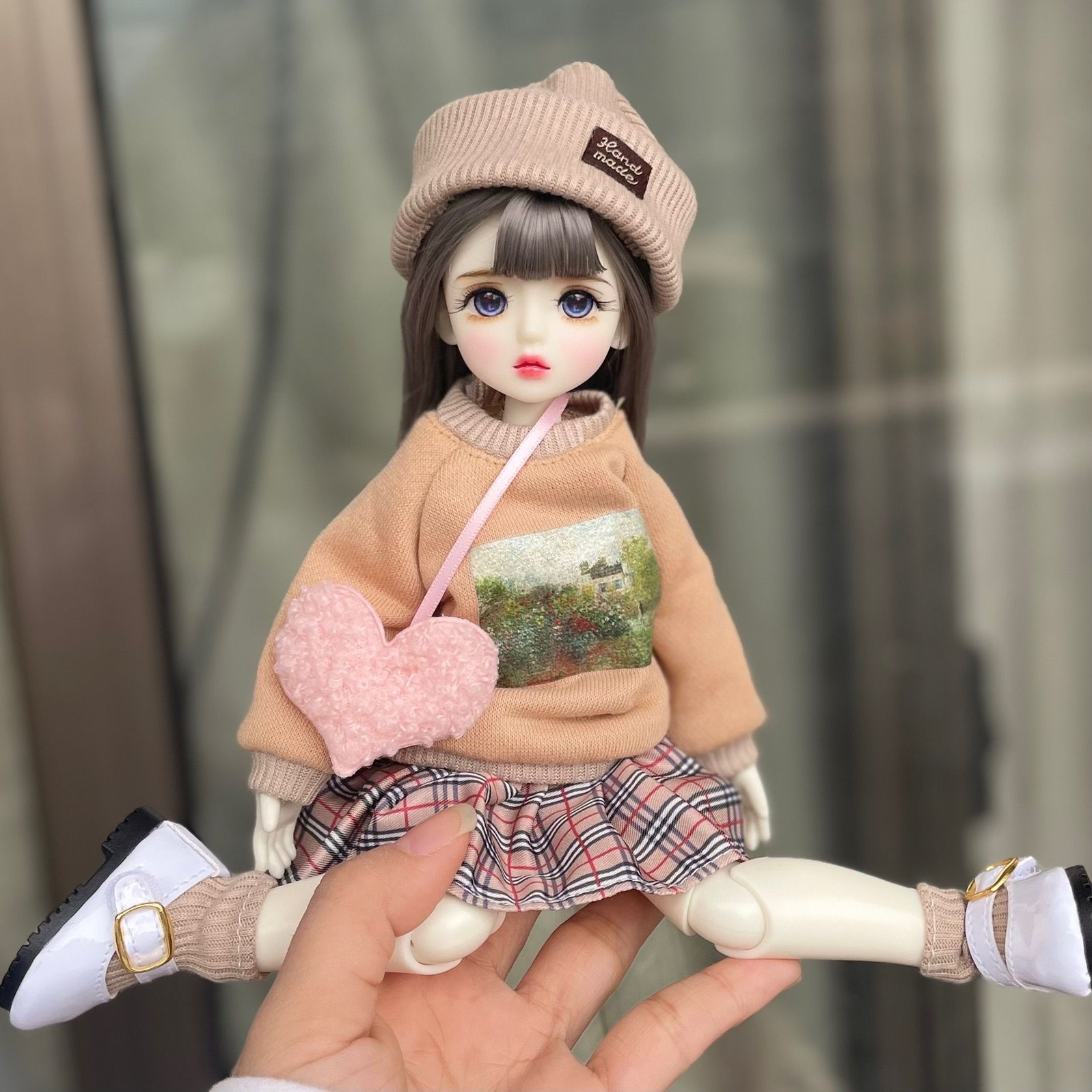 1/6 BJD Doll Girl Ball Jointed Dolls Eyes Face Makeup Clothes Shoes Full Set Toy - Picture 48 of 49