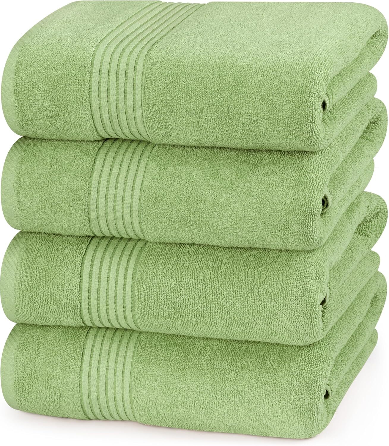 4er Pack Badetücher Set 27x54 Zoll 100% Baumwolle Schnelltrocknend Weich Saugfähig Handtücher - Bild 16 von 30