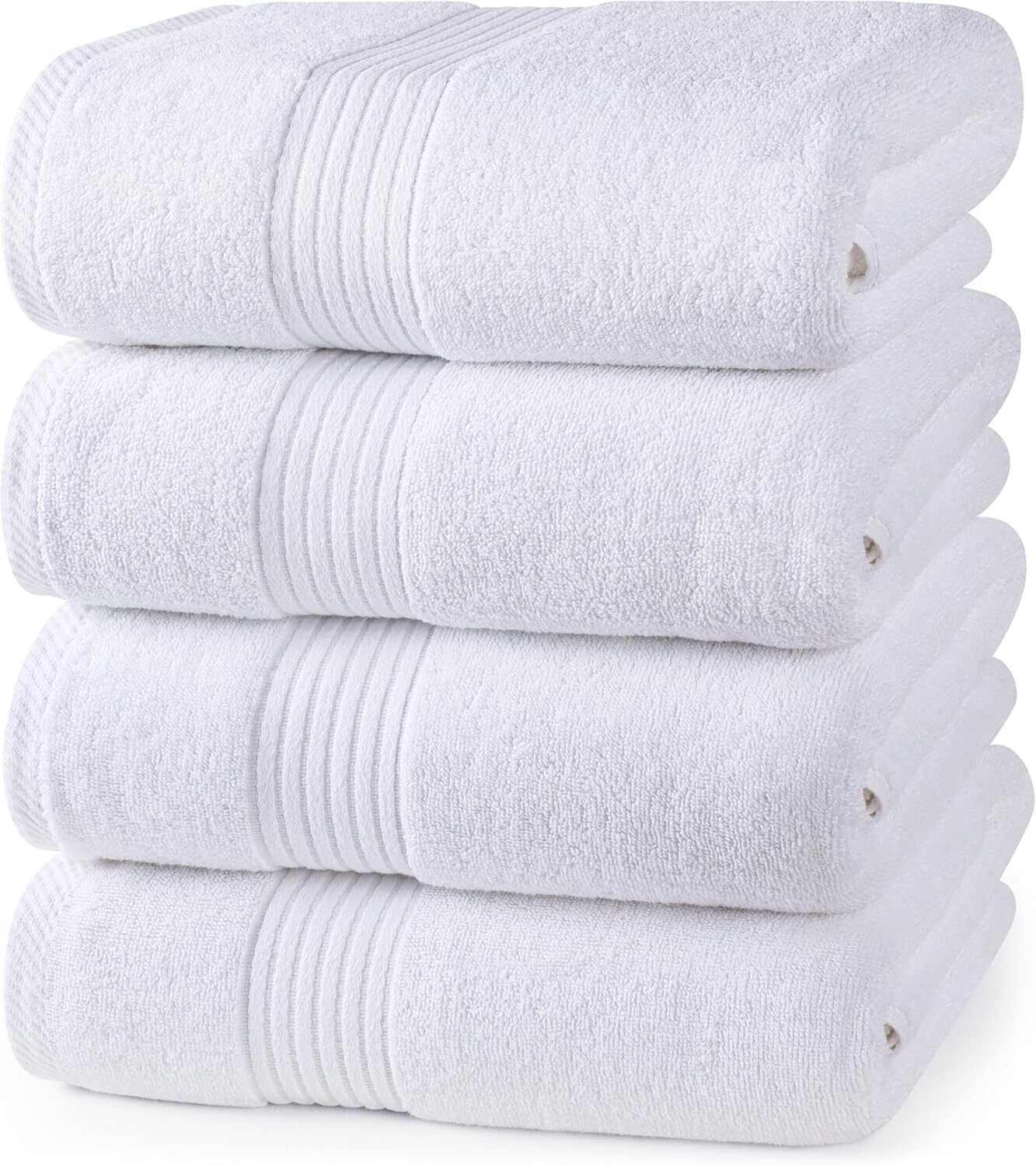 4er Pack Badetücher Set 27x54 Zoll 100% Baumwolle Schnelltrocknend Weich Saugfähig Handtücher - Bild 21 von 30