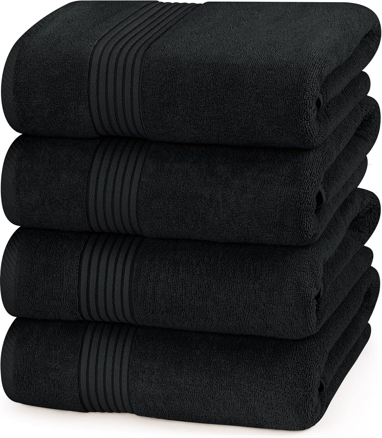 4er Pack Badetücher Set 27x54 Zoll 100% Baumwolle Schnelltrocknend Weich Saugfähig Handtücher - Bild 22 von 30
