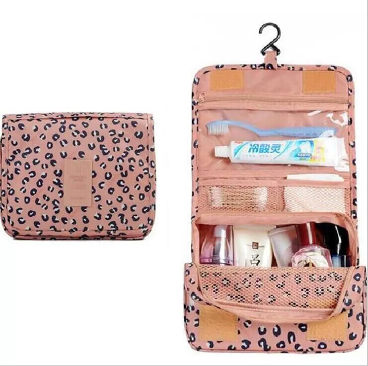 Ladies Wash Bag Toiletry handbag Hanging Travel Case Cosmetic Make Up Pouch Kit