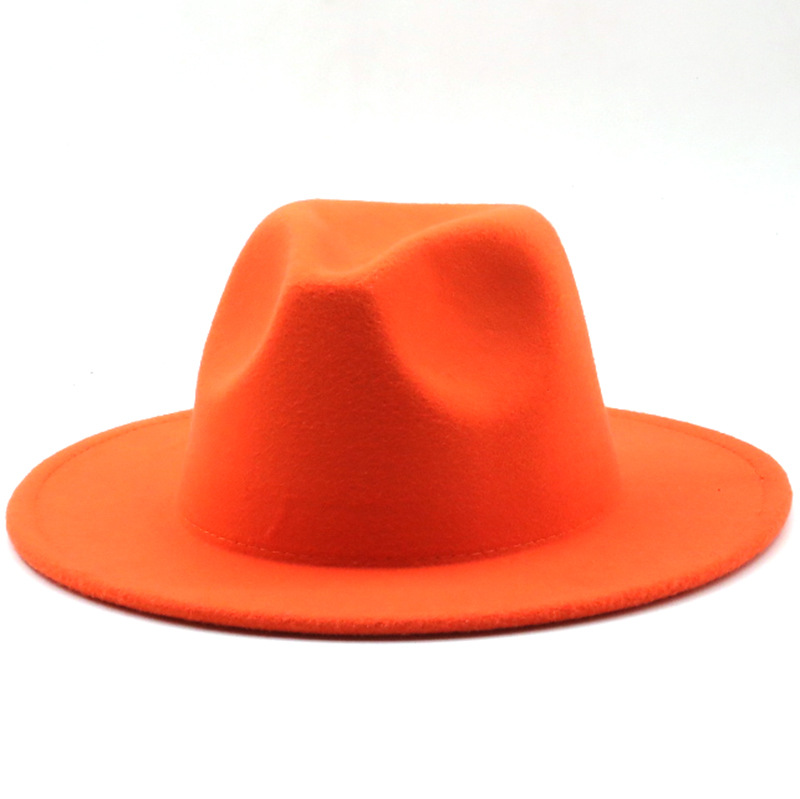 Women Men Fashion New Felt Cowboy Hat Wool Blend Western Cowgirl Cap Size M/L - Picture 11 of 32