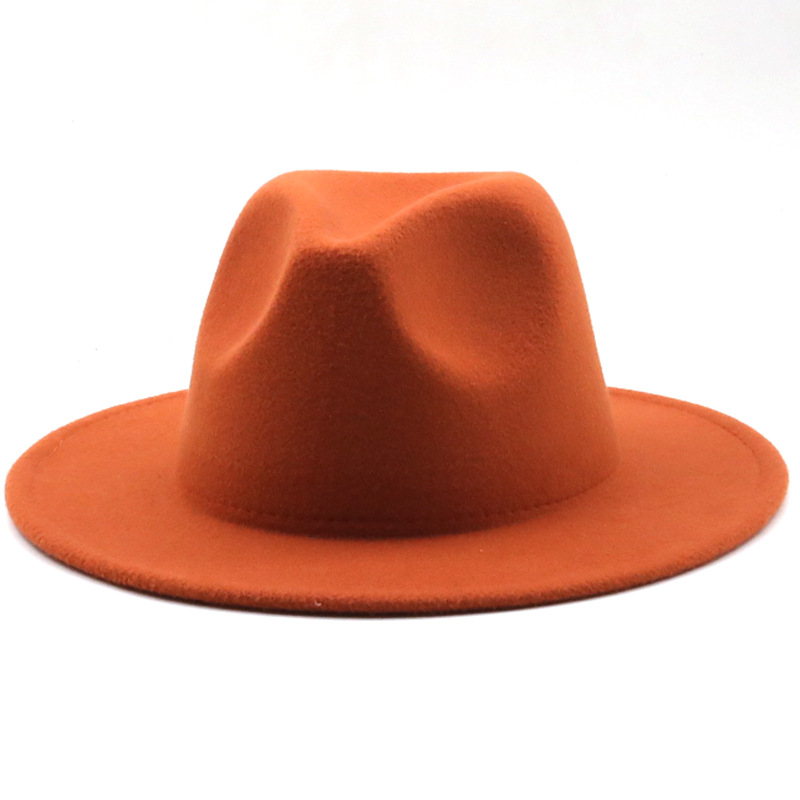 Women Men Fashion New Felt Cowboy Hat Wool Blend Western Cowgirl Cap Size M/L - Picture 13 of 32