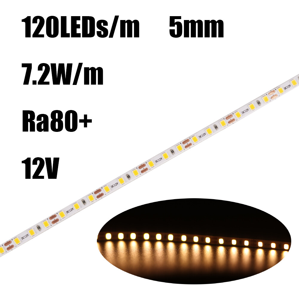 DC12V 24V 2835 SMD LED Strip Light Warm Cool White DIY Tape Lights 120leds/m UK - Picture 16 of 21
