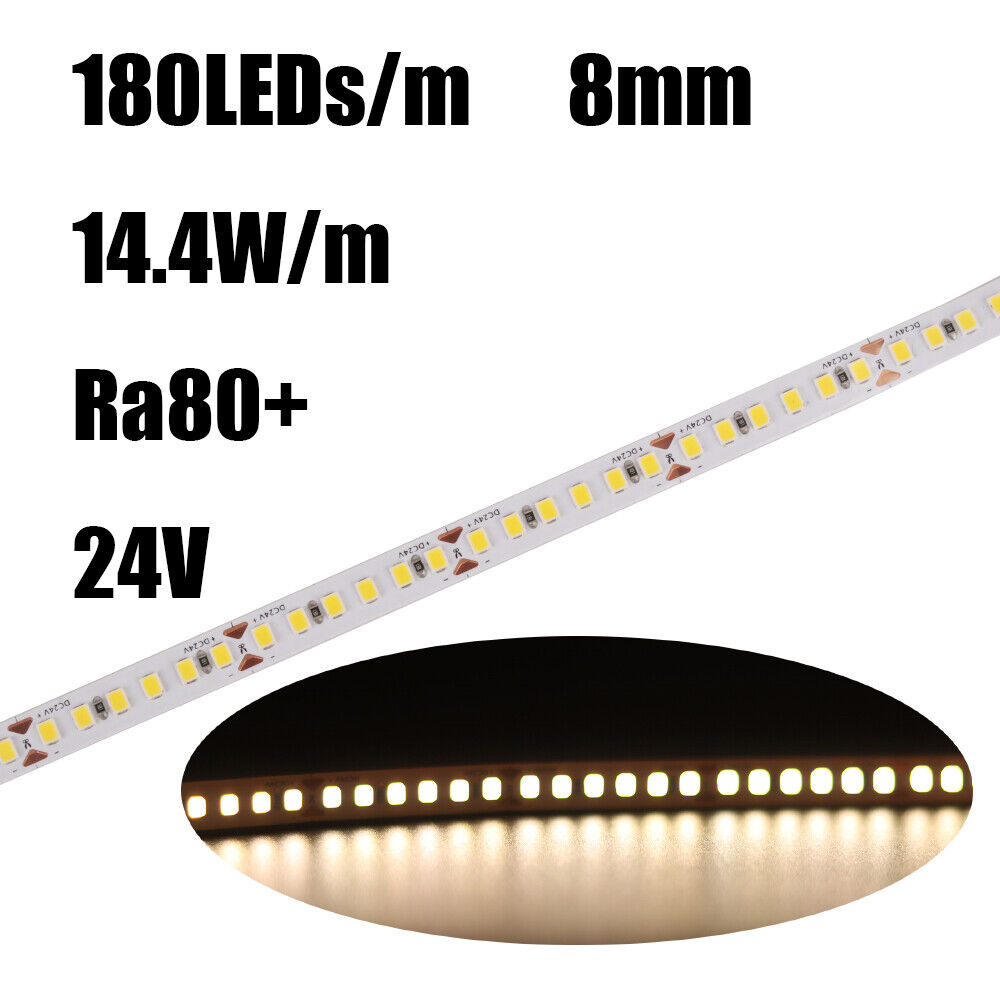 DC12V 24V 2835 SMD LED Strip Light Warm Cool White DIY Tape Lights 120leds/m UK - Picture 19 of 21