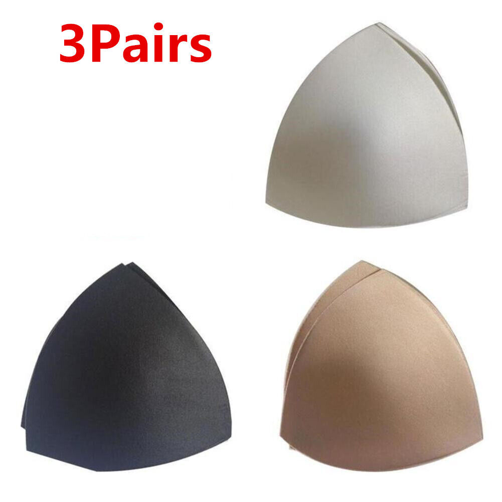 Inserciones para trajes de baño de bikini de pecho almohadilla para sujetador de triángulo almohadillas de espuma para senos US NUEVO - Imagen 19 de 20
