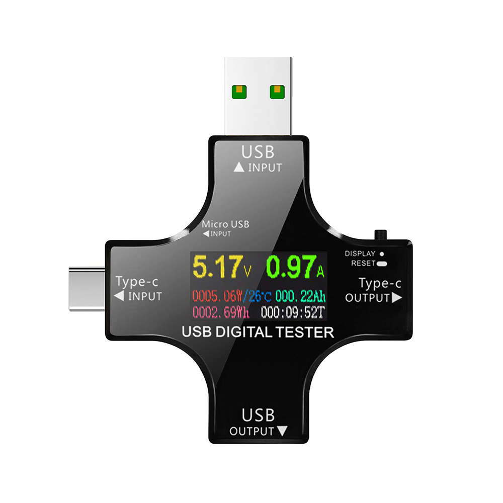 Testeur USB Multifonction w/ Bluetooth pour Mesure Charge Rapide Type-C Micro US - Afbeelding 15 van 16