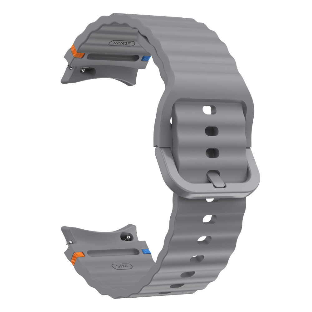 Bracelet de Monture en Silicone pour Samsung Galaxy Watch 7/6/5/4 FE Confortable - Zdjęcie 30 z 34