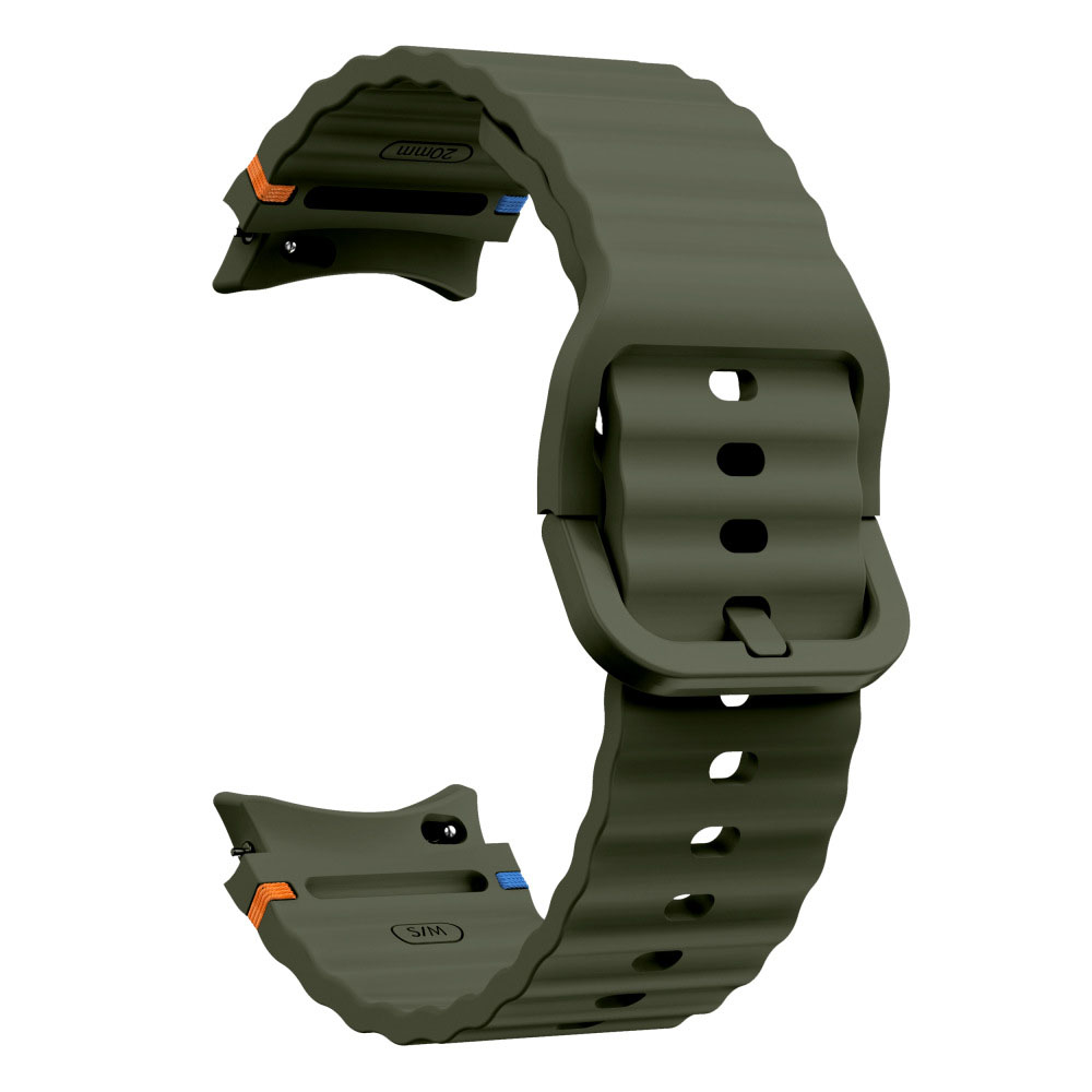 Bracelet de Monture en Silicone pour Samsung Galaxy Watch 7/6/5/4 FE Confortable - Zdjęcie 32 z 34