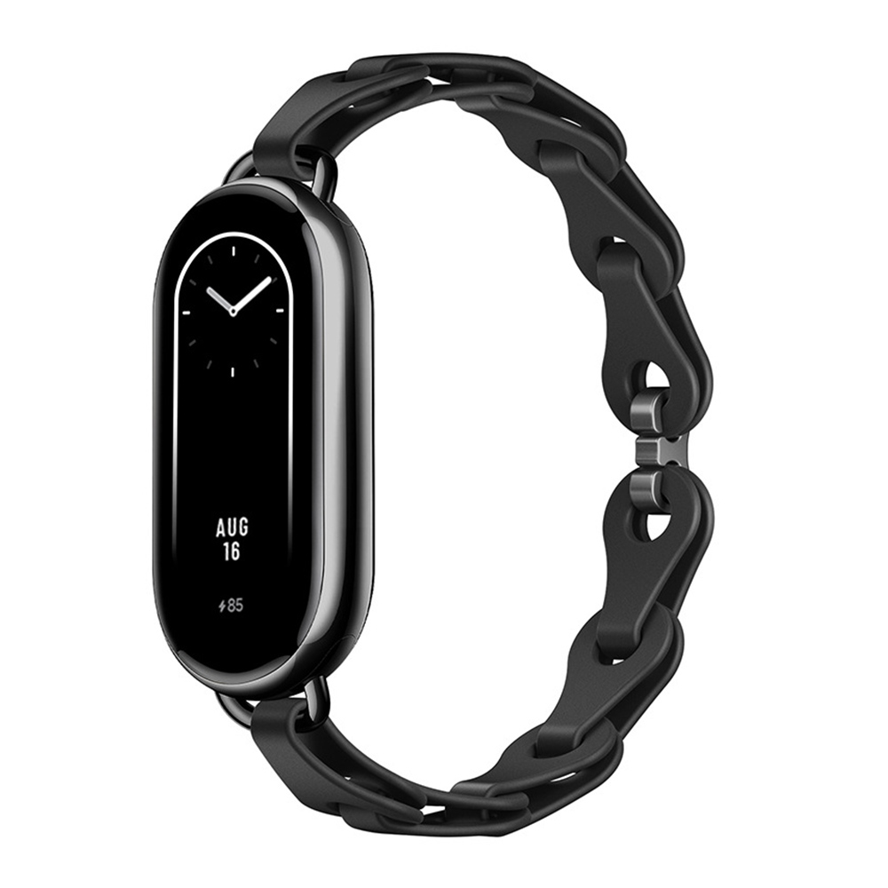 Bracelet en Caoutchouc Découpé pour Xiaomi Series 9/8 - Montre Connectée - Noir - Zdjęcie 19 z 26