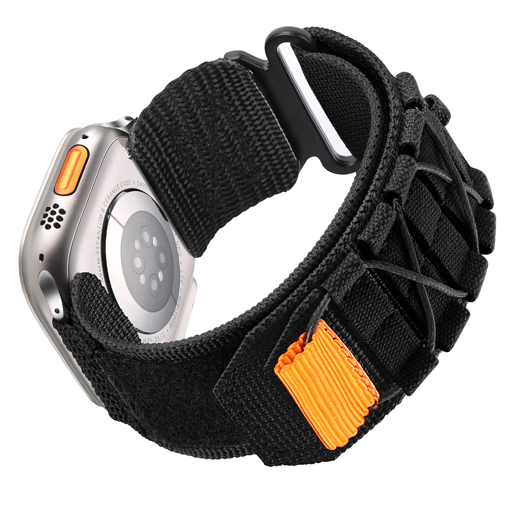 Bracelet Nylon Sport pour Apple Watch Series 9/8/7/6/5/4/3/2/1/SE/Ultra avec Fer - Zdjęcie 21 z 25