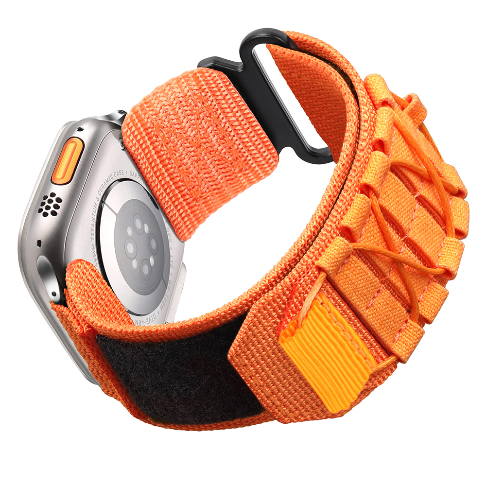 Bracelet Nylon Sport pour Apple Watch Series 9/8/7/6/5/4/3/2/1/SE/Ultra avec Fer - Zdjęcie 20 z 25