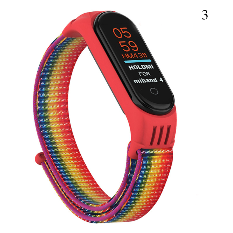 Bracelet Nylon Pour Mi Band 3 4 5 6 Étanche Sport Anti-Perte - Zdjęcie 22 z 25