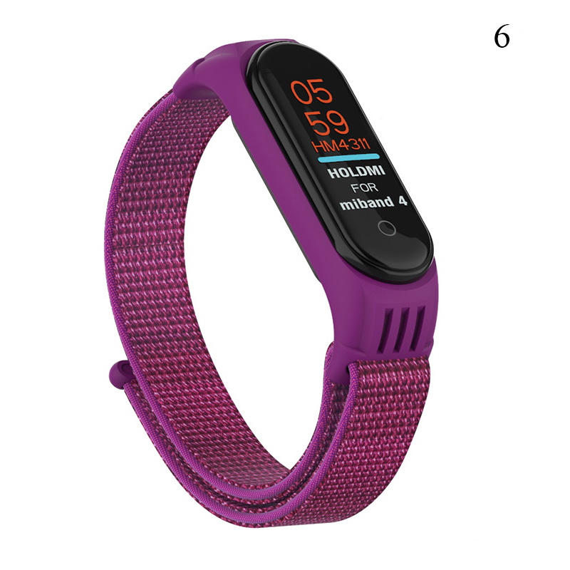 Bracelet Nylon Pour Mi Band 3 4 5 6 Étanche Sport Anti-Perte - Zdjęcie 23 z 25