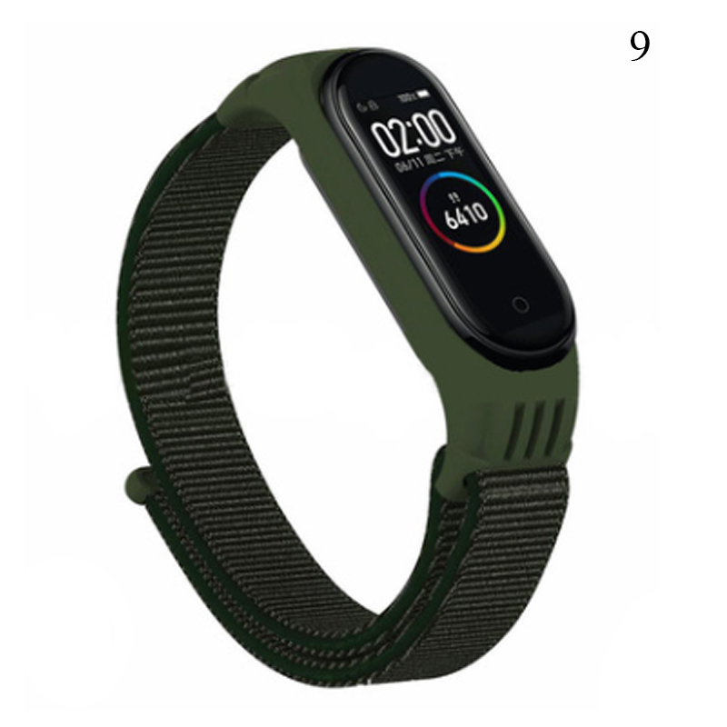 Bracelet Nylon Pour Mi Band 3 4 5 6 Étanche Sport Anti-Perte - Zdjęcie 24 z 25