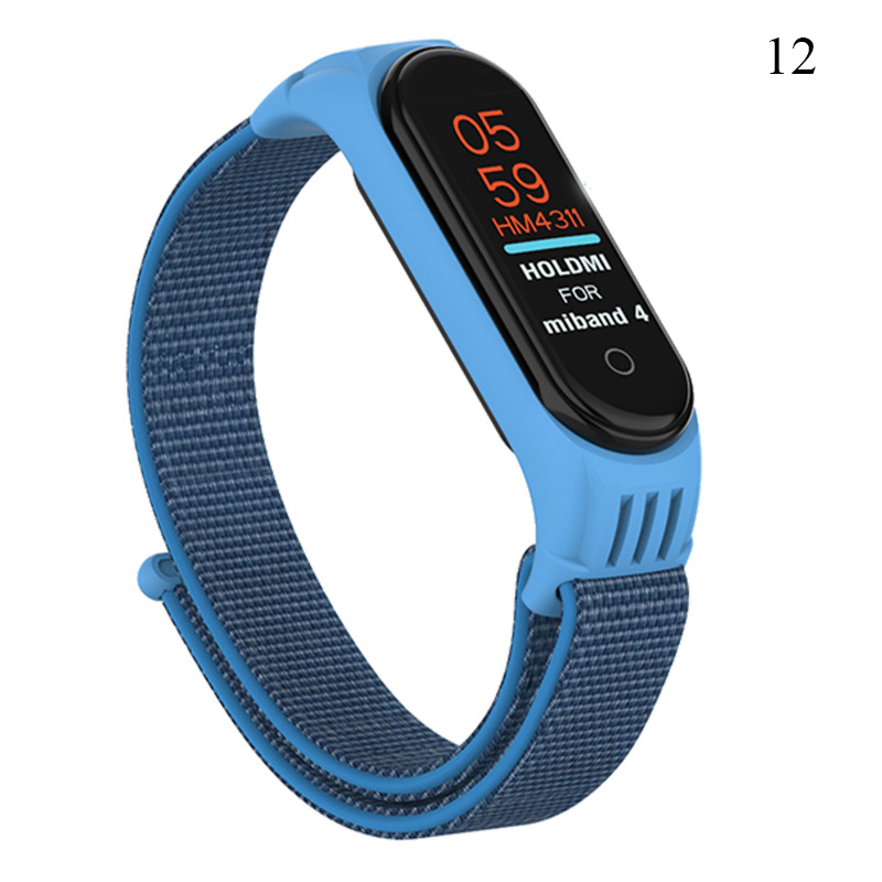 Bracelet Nylon Pour Mi Band 3 4 5 6 Étanche Sport Anti-Perte - Zdjęcie 25 z 25