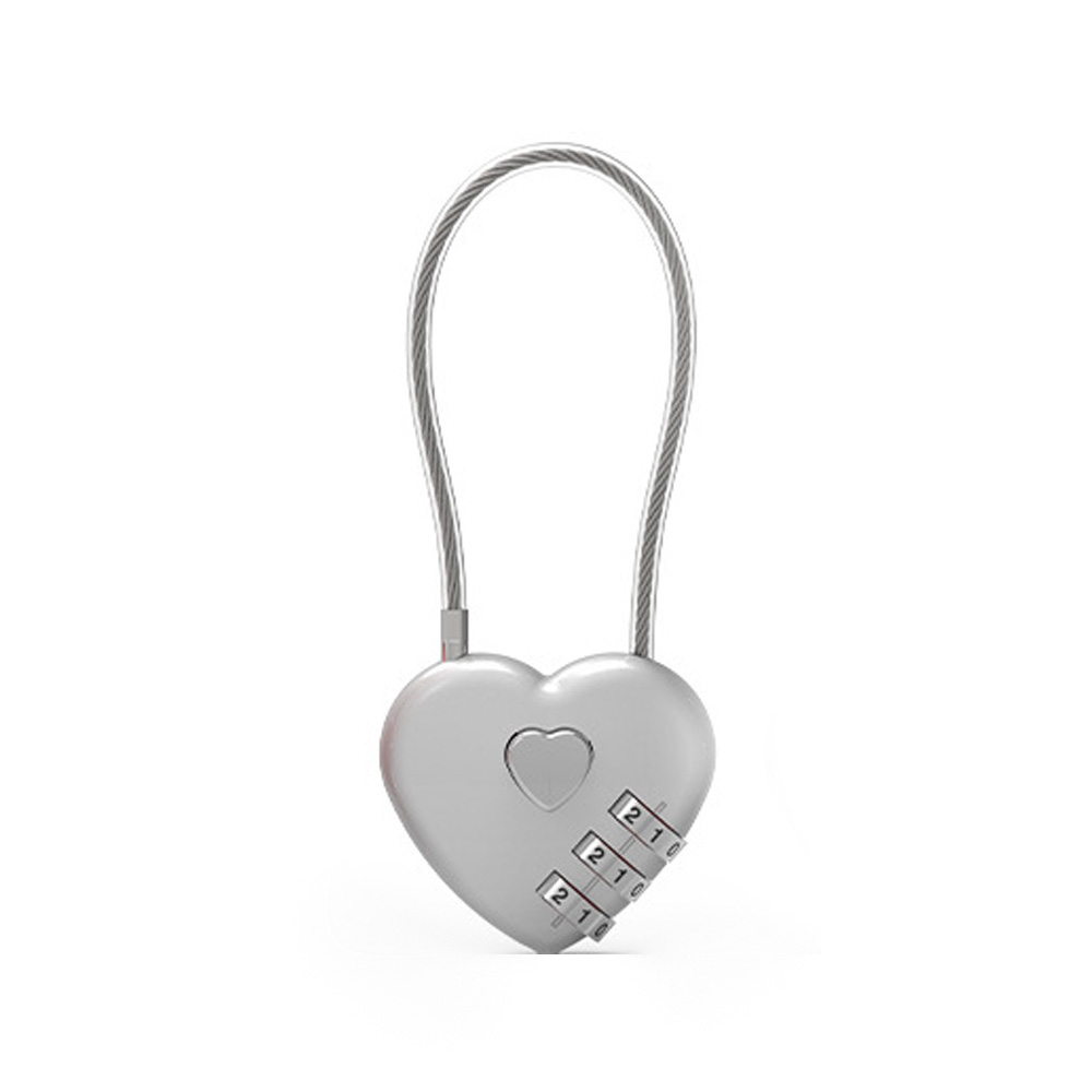 Cadenas de Voyage en Forme de Cœur pour Bagages Sécurité - Bild 26 von 32