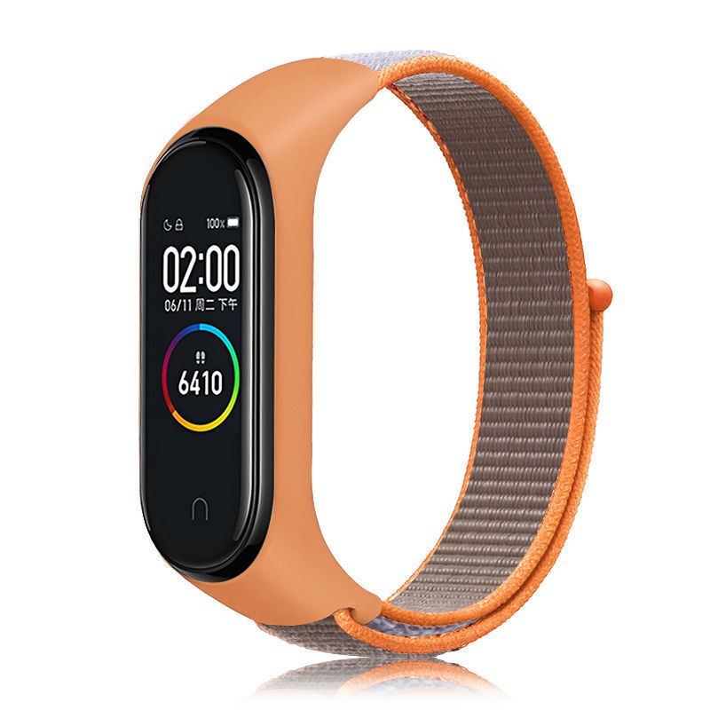 Bracelet pour Mi Band 3 4 5 6 Silicone Nylon Résistant à l'Eau - Zdjęcie 14 z 17