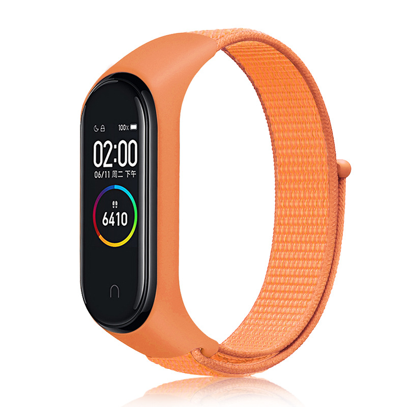 Bracelet pour Mi Band 3 4 5 6 Silicone Nylon Résistant à l'Eau - Zdjęcie 16 z 17
