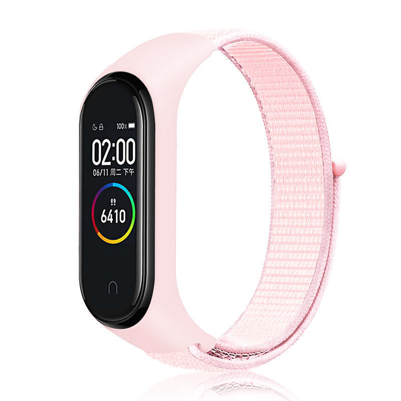 Bracelet pour Mi Band 3 4 5 6 Silicone Nylon Résistant à l'Eau - Zdjęcie 17 z 17