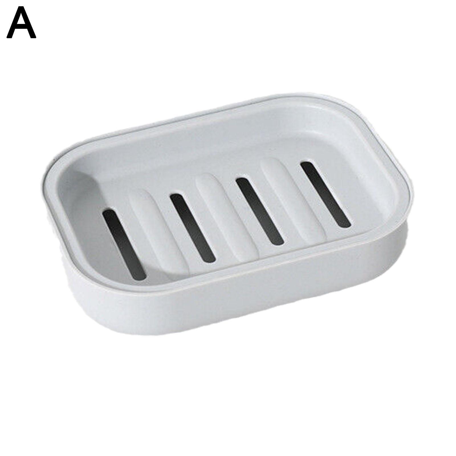 Estuche para platos de baño soporte de jabón de ducha de plástico dispensador de caja de jabón para el hogar --nosotros - Imagen 13 de 16