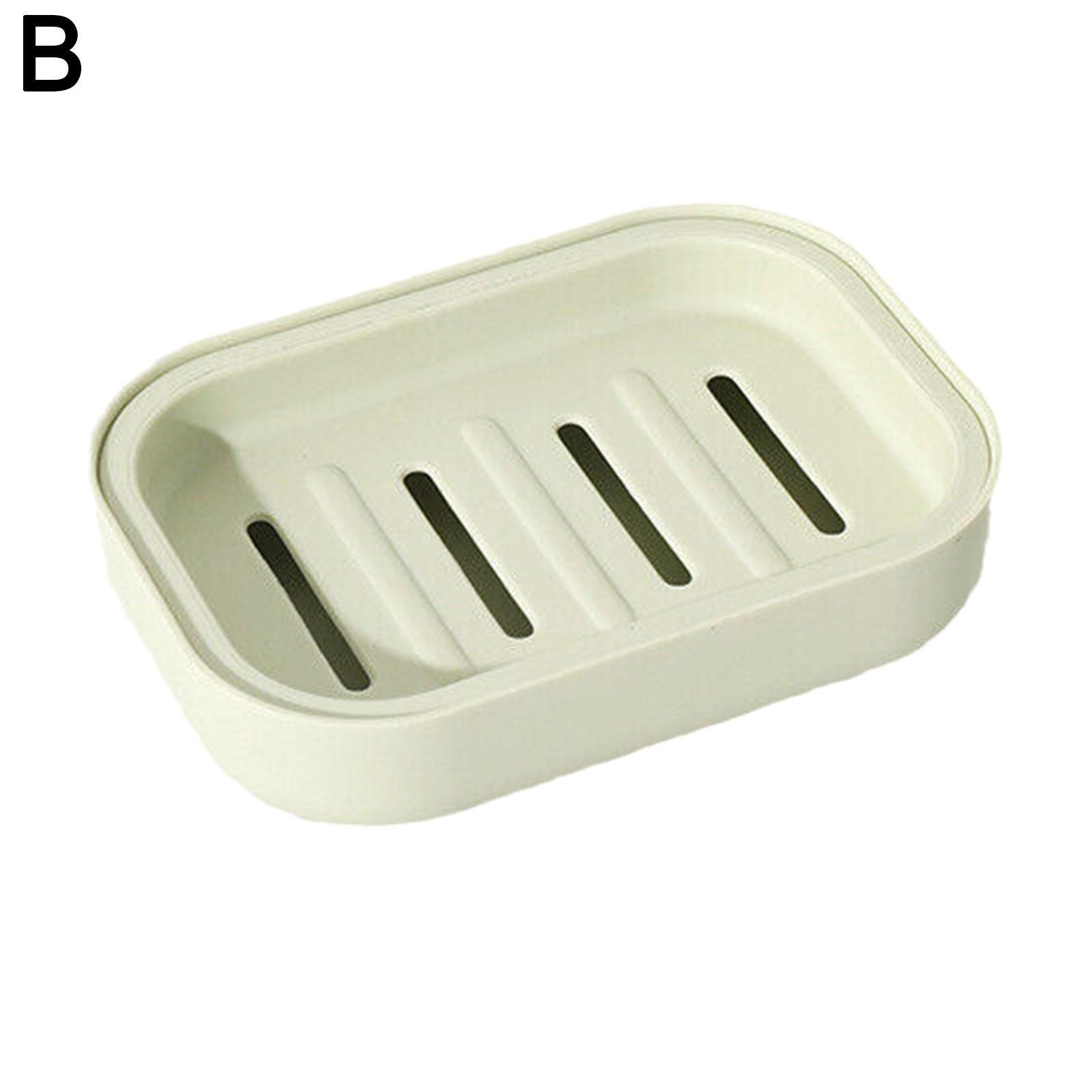 Estuche para platos de baño soporte de jabón de ducha de plástico dispensador de caja de jabón para el hogar --nosotros - Imagen 14 de 16