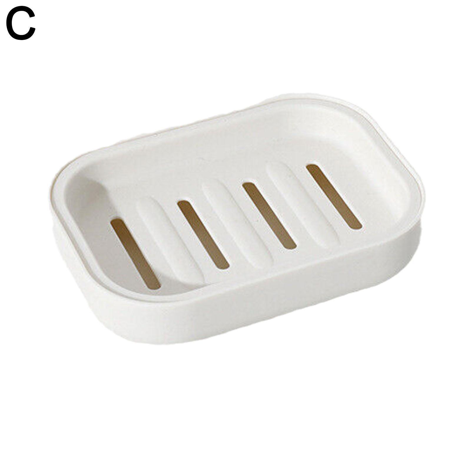 Estuche para platos de baño soporte de jabón de ducha de plástico dispensador de caja de jabón para el hogar --nosotros - Imagen 15 de 16